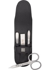 ERBE® Erbe Damen Maniküre-Etui »Maniküre Set Steck-Etui Serie "Piemont" in schwarz, Größe B/H/T: 50 mm x 110 mm x 20 mm 4 Stk.