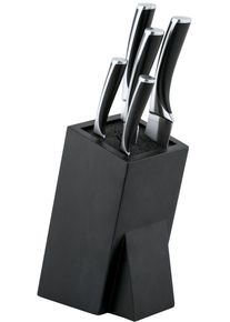 Cs Koch-Systeme Messerblock »Lychen« 6 Stk. mit Fasereinsatz in schwarz
