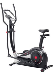 Christopeit Sport Crosstrainer »Hybridtrainer AX 6500« Schwungmasse ca. 8 kg, 10 Widerstandsstufen in schwarz