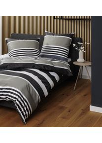 Janine Bettwäsche »J.D. 87108 in braun, Größe B/L: 70 cm x 90 cm