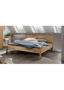 Home Affaire Massivholzbett »Huven Doppelbett in braun, Größe Liegefläche B/L: 140 cm x 200 cm