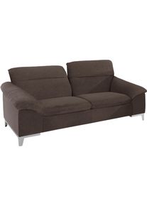 COTTA Polstergarnitur »Teresa« Set in braun, Größe B/H/T: 218 cm