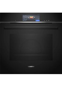 Siemens Dampfbackofen iQ700 »HS758G3B1« mit Teleskopauszug nachrüstbar mit ecoClean Plus in schwarz