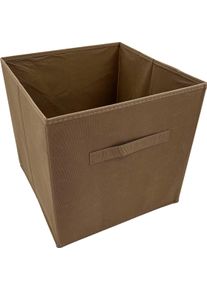 ADOB Aufbewahrungsbox »Faltbox« Faltbox mit Griff in braun, Größe B/H/T: 31 cm x 31 cm x 31 cm