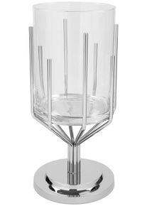 Fink Windlicht »LUXOR« Silberfarben - aus Aluminium in silberfarben, Größe B/H/T: 53 cm