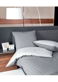 Janine Wendebettwäsche »Tango in silberfarben, Größe B/L: 70 cm x 90 cm