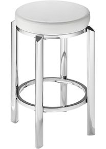 Hocker in weiß, Größe B/H/T: 51 cm