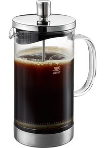 Gefu Kaffeebereiter »Diego« 1 l Kaffeekanne aus Borosilikatglas in silberfarben