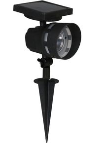 Luxform Gartenstrahler »Solar-Intelligente Hybrid-Erdspießleuchte -Montana« LED-Modul 1 Stk. Für den Außenbereich geeignet IP33 in schwarz