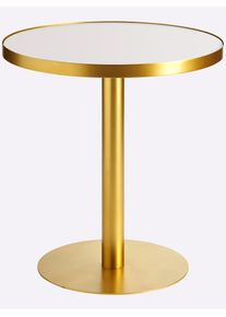 HEINE HOME Beistelltisch 1 Stk. tlg. in goldfarben, Größe B/H/T: 75 cm