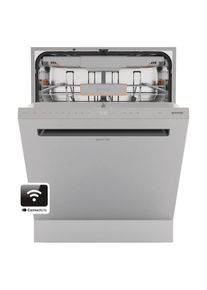 Gorenje Unterbaugeschirrspüler »GU673B65X« 9,5 l 16 Maßgedecke TotalDry - auto. Türöffnung in silberfarben