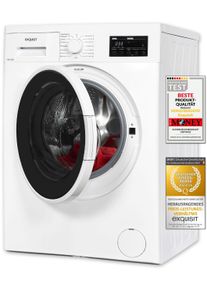 Exquisit Waschtrockner »WT8614-060D« 8 kg /6 kg 77 dB(A) schonende Waschtrommel in weiß