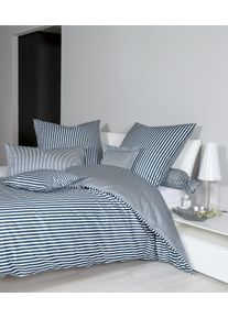 Janine Kissenbezug »modernclassic 3912« mit Reißverschluss in blau, Größe B/L: 80 cm x 80 cm