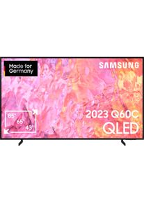 Samsung LED-Fernseher »GQ75Q60CAU« 189 cm/75 ′′ Smart-TV 100% Farbvolumen mit Quantum Dots in schwarz, Größe 75 ′′