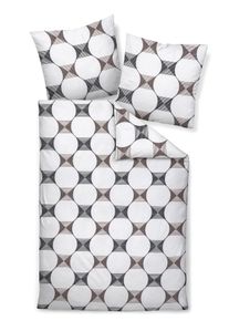 Janine Bettwäsche »87103 J. D. in grau, Größe B/L: 70 cm x 90 cm