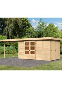 Karibu Gartenhaus »Retola 5« in beige