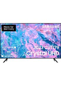 Samsung LED-Fernseher »GU65CU7179U« 163 cm/65 ′′ Smart-TV PurColor in schwarz, Größe 65 ′′