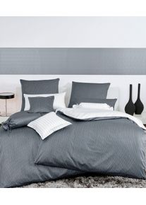 Janine Kissenbezug »modernclassic 3936/« mit Reißverschluss in grau, Größe B/L: 40 cm x 80 cm