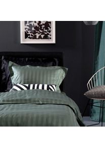 Damai Bettwäsche »Streifsatin in Gr. 135x200 in grau, Größe B/L: 80 cm x 80 cm