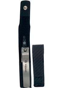 Pfeilring Damen Maniküre-Etui Klappetui in Carbon-Optik in grau, Größe B/H/T: 80 mm x 125 mm x 30 mm 2 Stk.