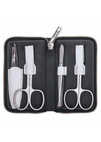 ERBE® Erbe Damen Maniküre-Etui »Colorado« Echtleder in schwarz, Größe B/H/T: 11 mm x 6,5 mm x 2 mm 4 Stk.