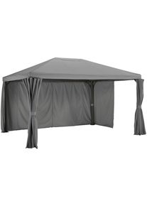 Konifera Pavillon »Murano« in versch. Größen in grau, Größe B/H/T: 300 cm x 400 cm