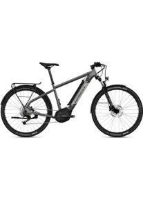 GHOST »E-Teru B Essential EQ« 9 Gang Shimano Alivio RD-M3100 Schaltwerk Kettenschaltung Mittelmotor 250 W Pedelec in grau, Größe 27,5 Zoll (69,85 cm)