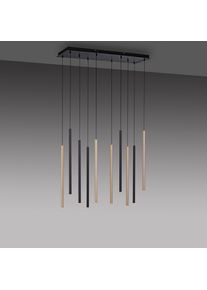 Paul Neuhaus Pendelleuchte »FLUTE« LED-Board 1 Stk. Warmweiß in schwarz