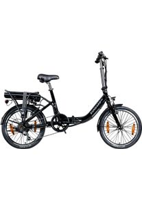 Zündapp Zündapp »Z110« 7 Gang Shimano RD-TY21 Tourney Schaltwerk Kettenschaltung Heckmotor 250 W Pedelec in schwarz, Größe 20 Zoll (50,80 cm)