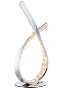 Paul Neuhaus Tischleuchte »BRILLA« LED-Board 1 Stk. Warmweiß in grau, Größe 0