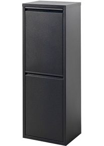 HEINE HOME Mülleimer in grau, Größe B/H/T: 33,5 cm x 92 cm x 25 cm