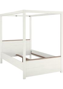 Set One By Musterring Himmelbett »York Schlafen« 1 Stk. tlg. Liegefläche 140 x 200 cm in weiß, Größe B/H/L: 145,6 cm x 200,4 cm x 208,4 cm