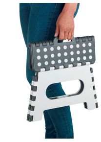 Hocker in schwarz-weiß