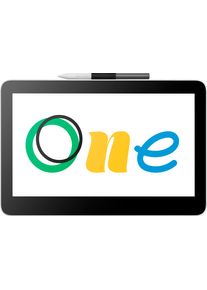 Wacom Grafiktablett »One 13 touch pen display« (33,8 cm / 13,3 ′′) Android Full HD ) in weiß, Größe 0