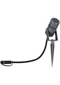 Paulmann LED Gartenstrahler »Plug&Shine« LED-Modul 1 Stk. Warmweiß LED-Modul in grau, Größe Ø 5,5 cm Höhe: 26 cm
