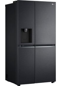 LG Side-by-Side »GSLV71MCLE« 179 cm hoch 91,3 cm breit in schwarz
