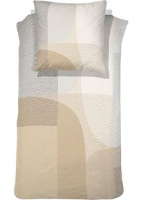 Damai Bettwäsche »Moore« 2 Stk. tlg. elegante Farbkombinationen in beige, Größe B/L: 80 cm x 80 cm