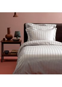 Damai Bettwäsche »Streifsatin in Gr. 135x200 in grau, Größe B/L: 80 cm x 80 cm