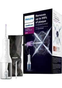 PHILIPS SONICARE Munddusche »kabelloser Power Flosser 3000 HX3826« 2 Stk. Aufsätze Quad Stream-Technologie, 2 Modi für die Reinigung, 3...