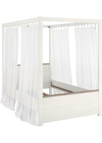 Set One By Musterring Himmelbett »York Schlafen« 1 Stk. tlg. Liegefläche 140 x 200 cm in weiß, Größe B/H/L: 145,6 cm x 200,4 cm x 208,4 cm