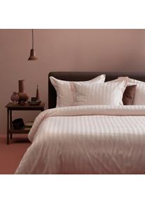 Damai Bettwäsche »Streifsatin in Gr. 135x200 in rosa, Größe B/L: 80 cm x 80 cm & 80 cm x 80 cm