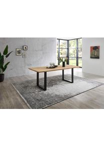 Stolkom Esstisch »Bennet« Eiche Massivholz in braun, Größe B/H/T: 220 cm x 74 cm x 100 cm