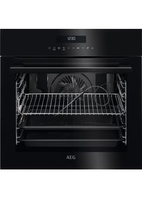 AEG Einbaubackofen 8000 »BPE742220B 944187753« mit Vollauszug mit Pyrolyse-Selbstreinigung in schwarz