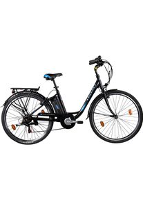 Zündapp Zündapp »Z505« 6 Gang Shimano Tourney Schaltwerk Kettenschaltung Heckmotor 250 W Pedelec in schwarz, Größe 28 Zoll (71,12 cm)