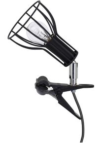 Spot-Light Spot Light Klemmleuchte »MEGAN« E14 Moderne Klemmleuchte in schwarz, Größe Ø 10 cm Höhe: 22 cm