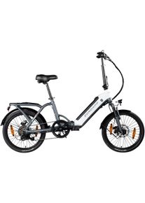 Zündapp Zündapp »ZT20R« 6 Gang Kettenschaltung Heckmotor 250 W Pedelec in grau, Größe 20 Zoll (50,80 cm)