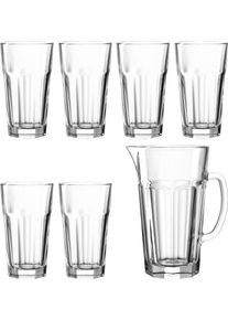 Leonardo Gläser-Set »ROC« Krug/Becher-Set in farblos, Größe 15 cm