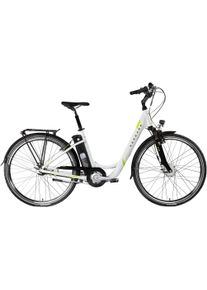 Zündapp Zündapp »Z517« 7 Gang Shimano Nabenschaltung Frontmotor 250 W mit großem Frontkorb in weiß, Größe 28 Zoll (71,12 cm)
