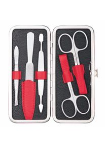 ERBE® Erbe Damen Maniküre-Etui »Colorado« Echtleder in rot, Größe B/H/T: 15 mm x 6,5 mm x 2 mm 5 Stk.