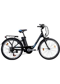 Zündapp Zündapp »Z505« 6 Gang Shimano Tourney Schaltwerk Kettenschaltung Heckmotor 250 W Pedelec in schwarz, Größe 26 Zoll (66,04 cm)